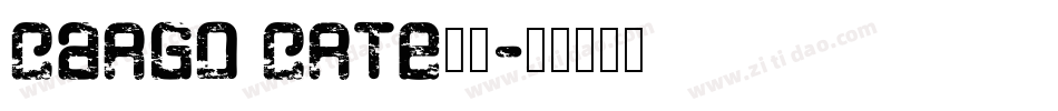 cargo crTE常规字体转换